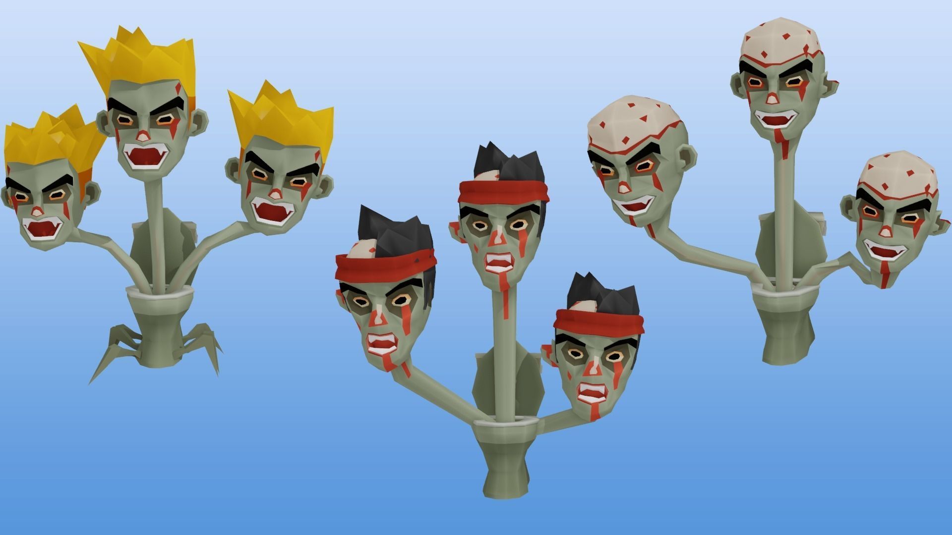 Skibidi Camera Man Lowpoly Mobile Game Low-poly 3D model_1