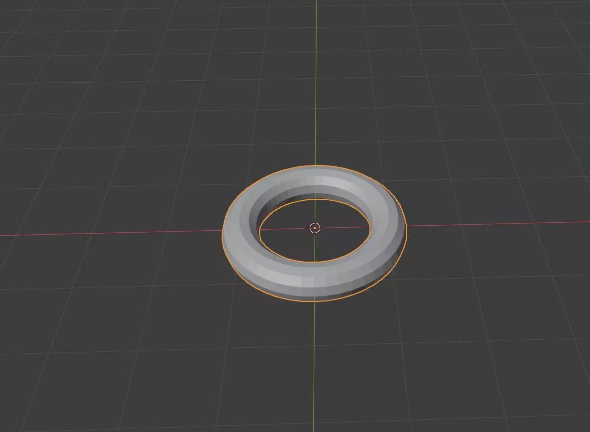 Trous ring Free low-poly 3D model_0