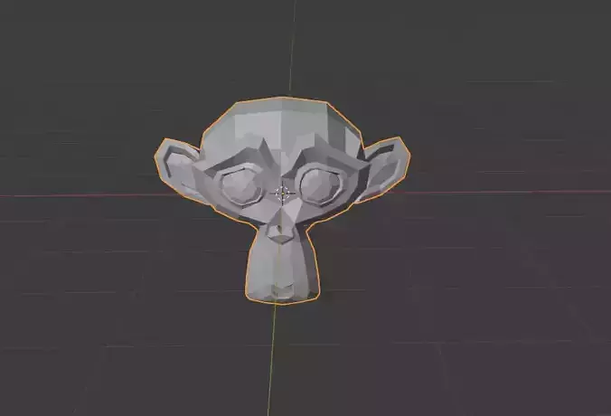 Monkey head of character