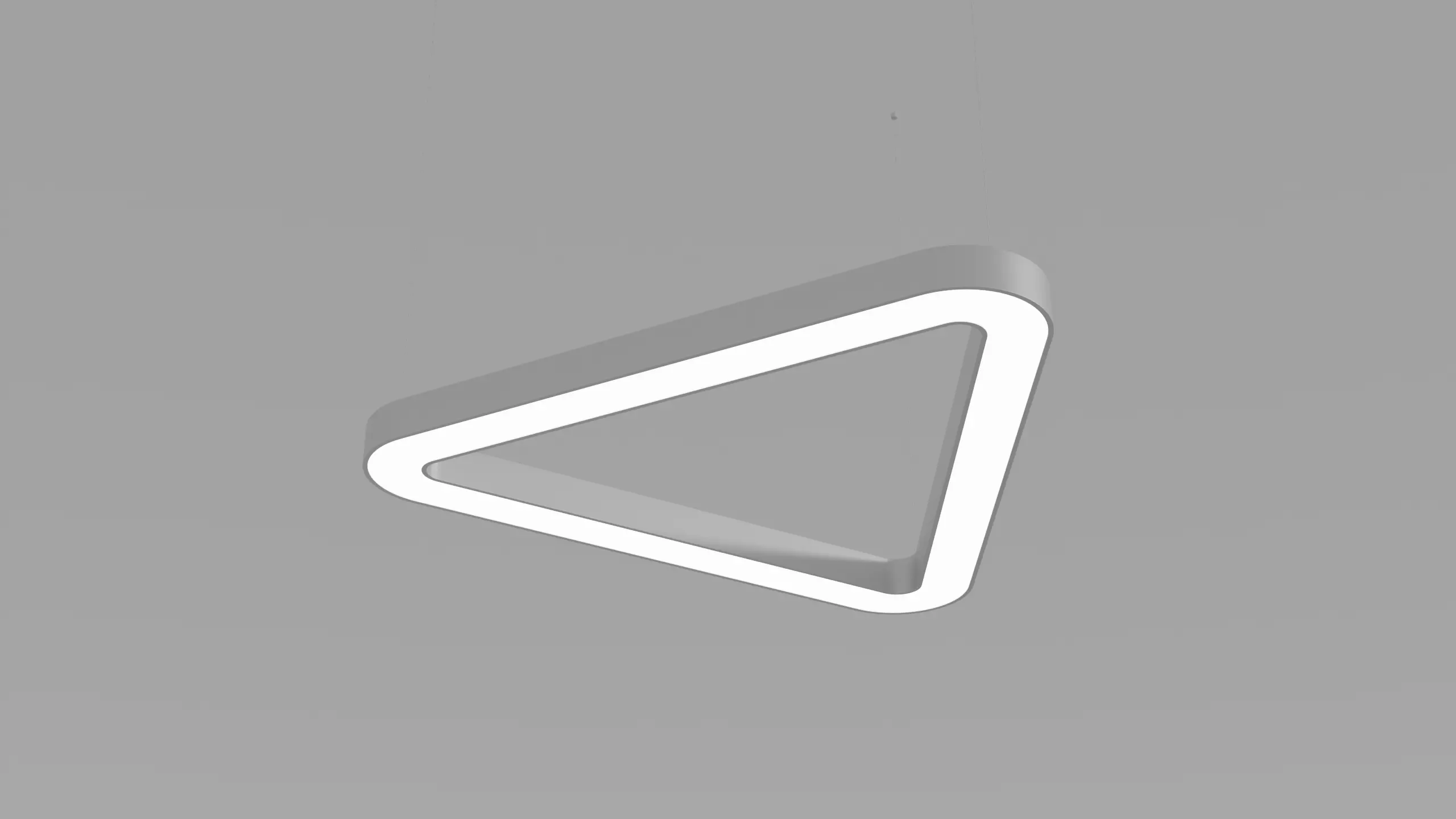 Triangular Hanging Light Free 3D model