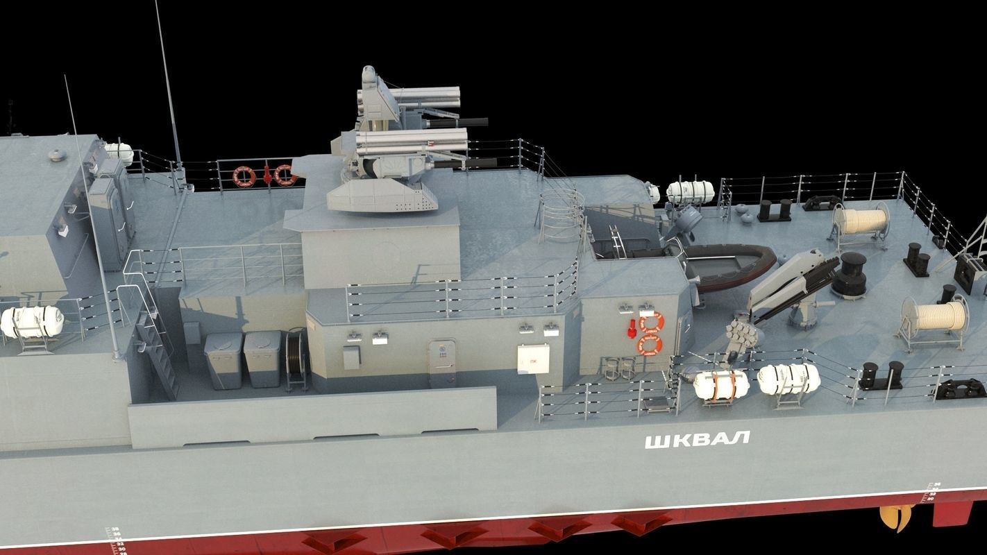 Karakurt class corvette 22800 3D model_3