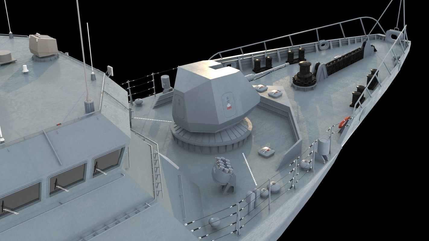 Karakurt class corvette 22800 3D model_14