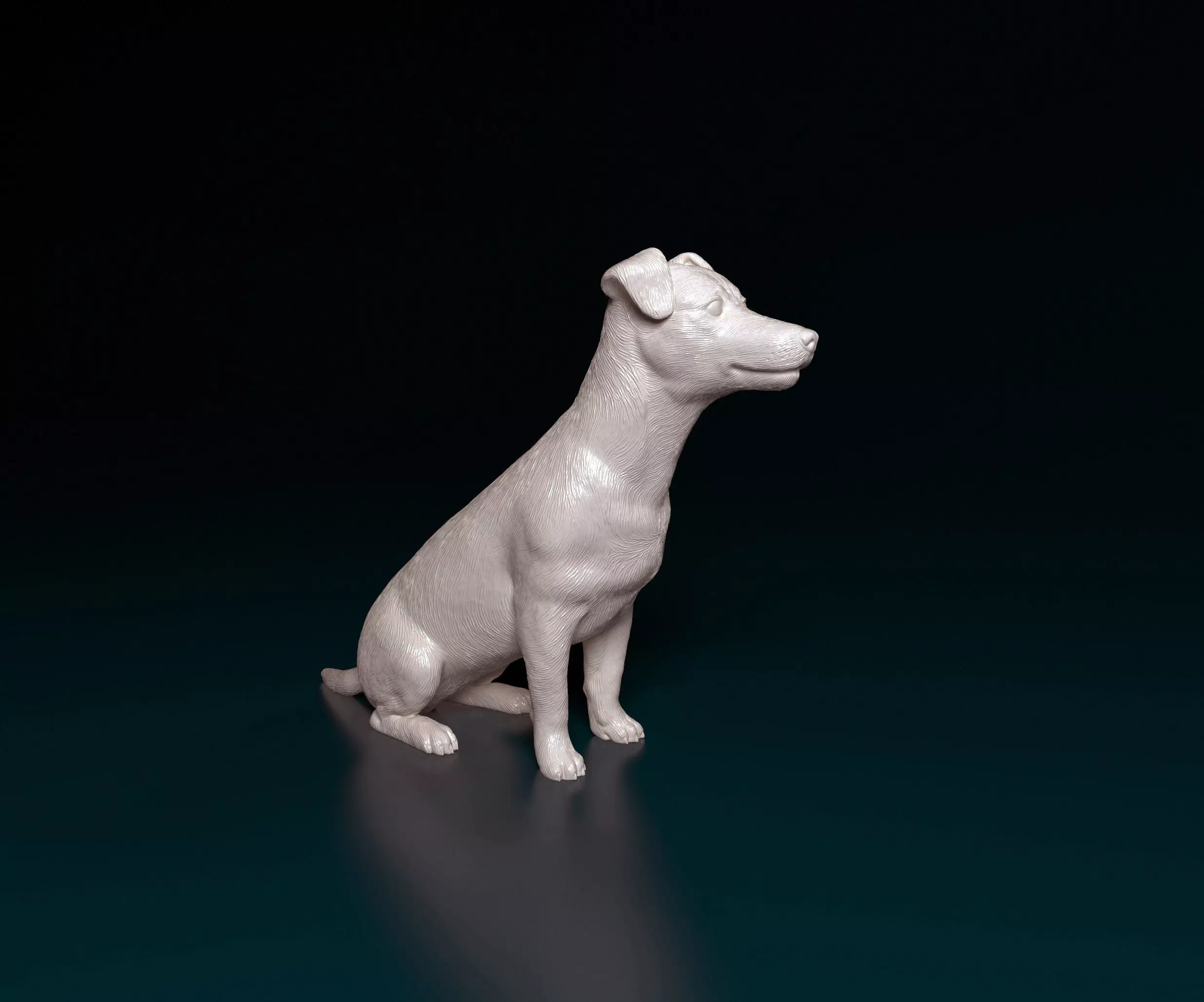 Jack Russell terrier 3D print model_0