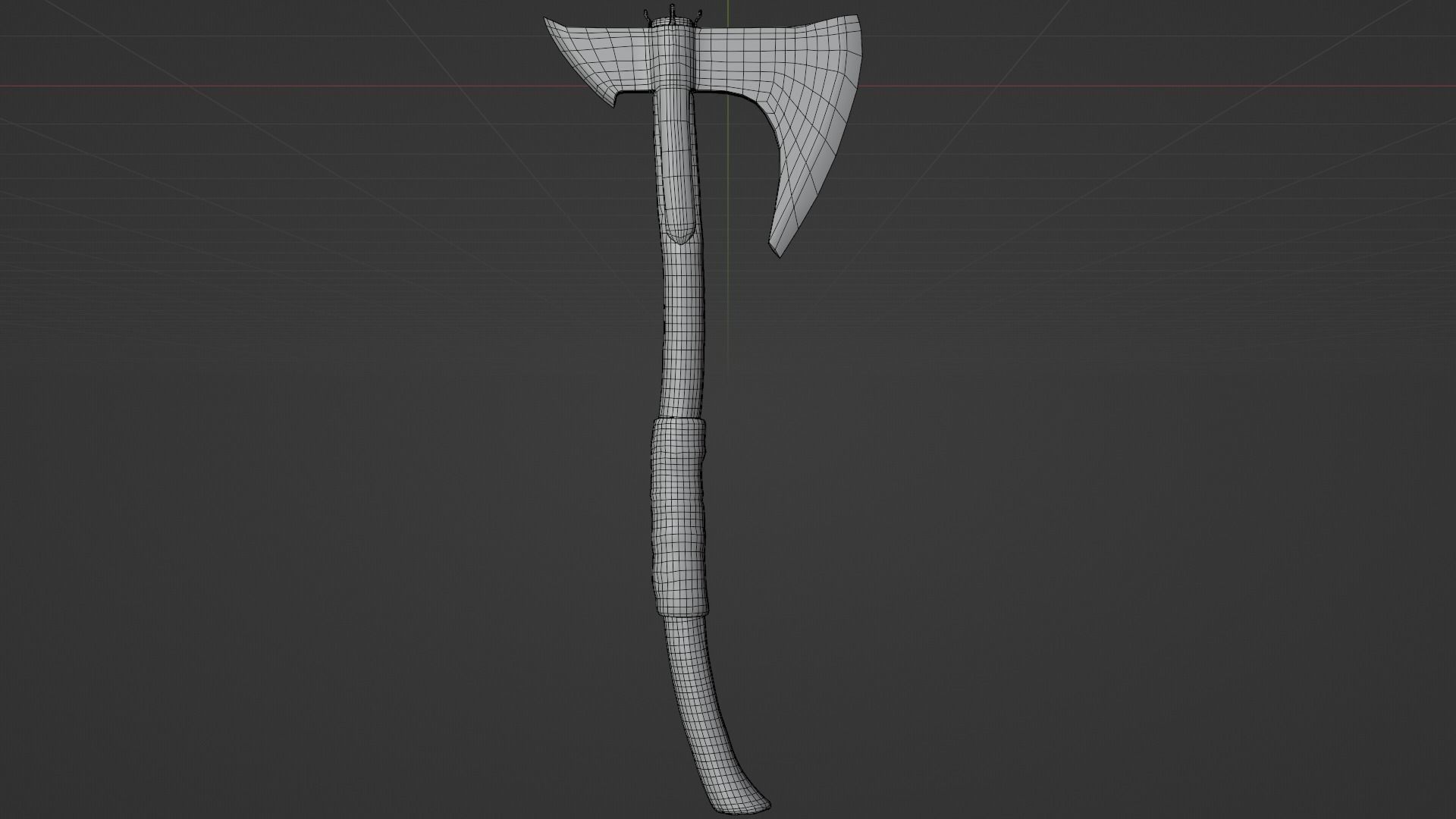 Leviathan Axe Low-poly 3D model_11