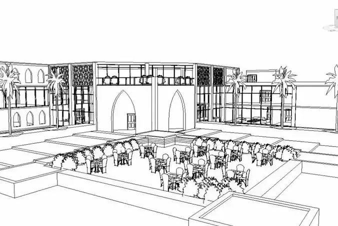 CULTURAL CENTER -compelete revit project -P3