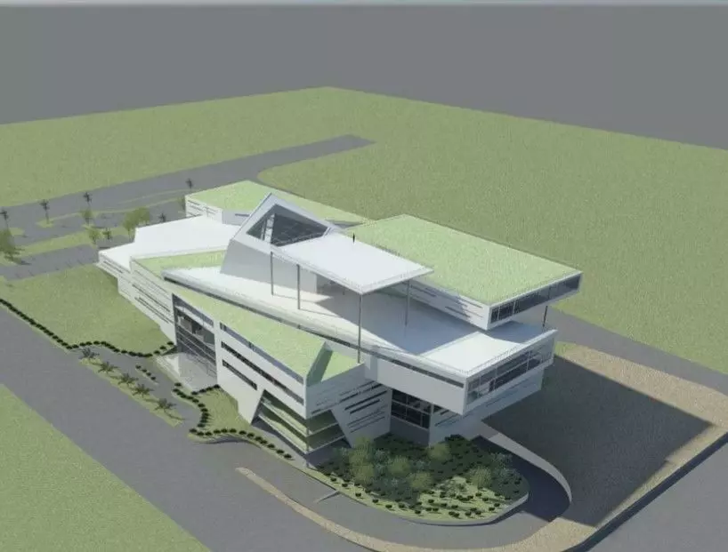 CULTURAL CENTER -compelete revit project -P4 3D model_0