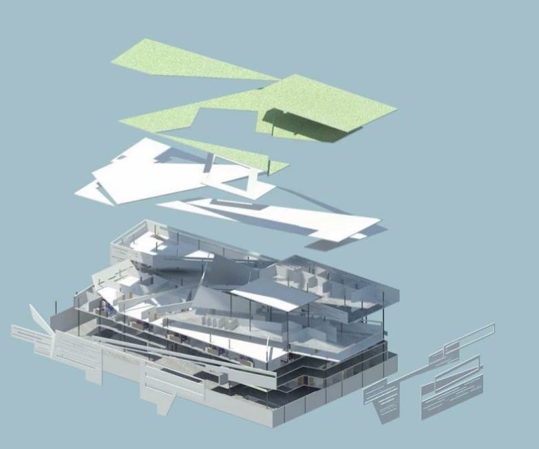 CULTURAL CENTER -compelete revit project -P4 3D model_2