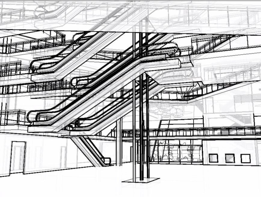 CULTURAL CENTER -compelete revit project -P4 3D model_29