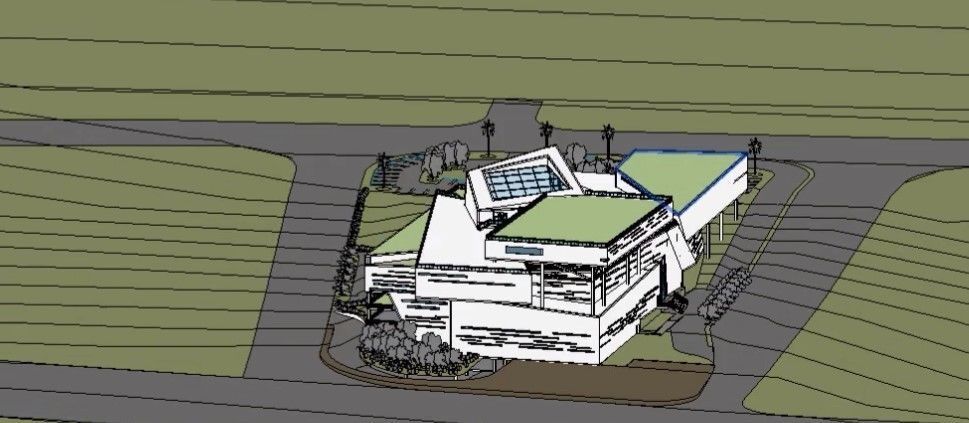 CULTURAL CENTER -compelete revit project -P4 3D model_4