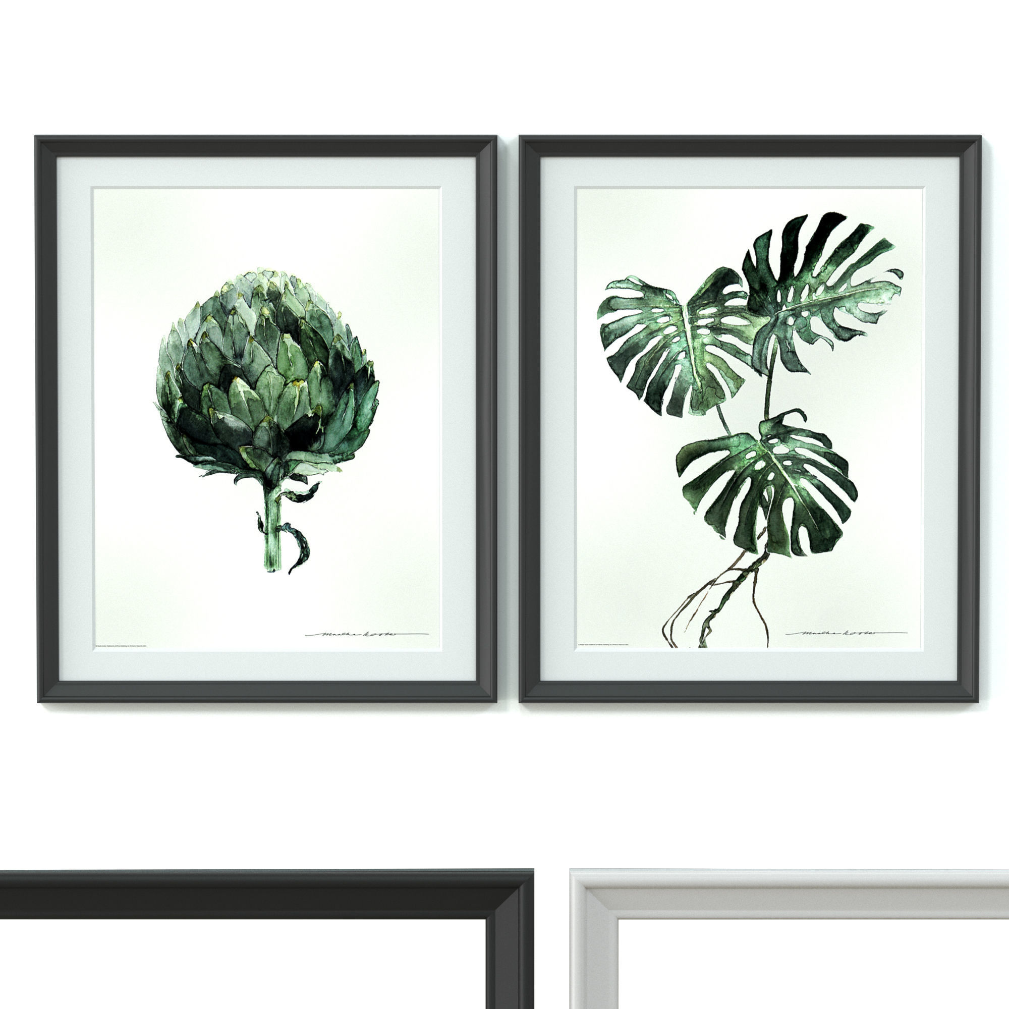 Picture Frame Set 01 3D model_3