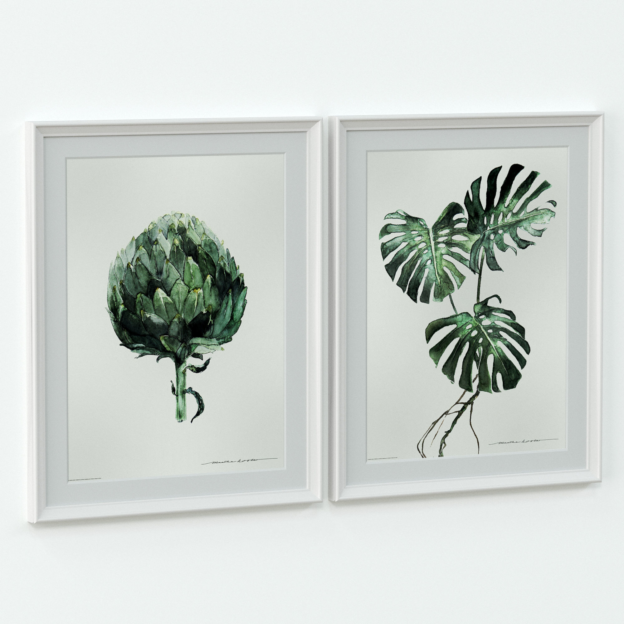 Picture Frame Set 01 3D model_2