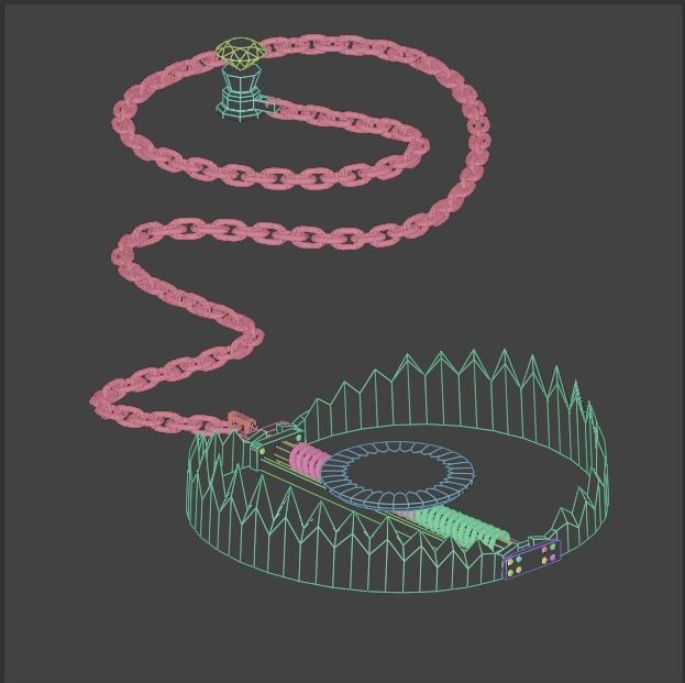 Bear Trap 3D model Low-poly 3D model_10