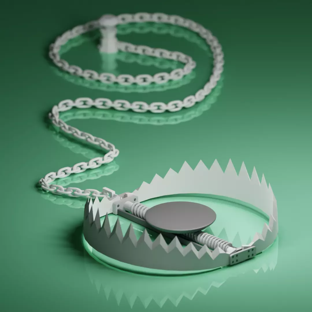 Bear Trap 3D model Low-poly 3D model_0