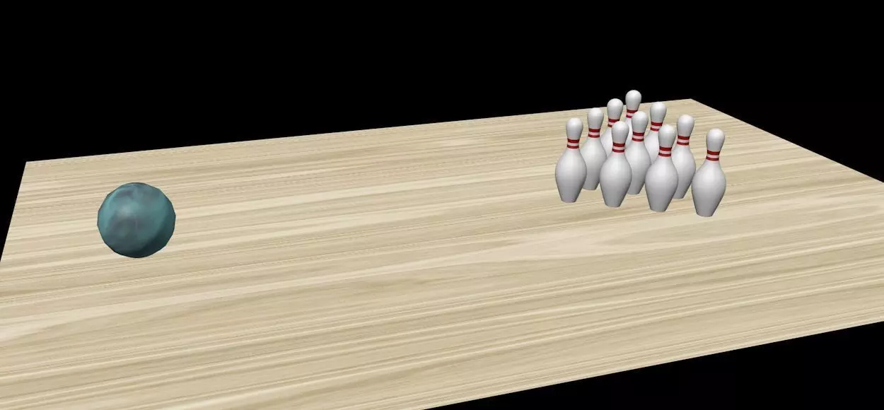 bowling pin Free 3D model
