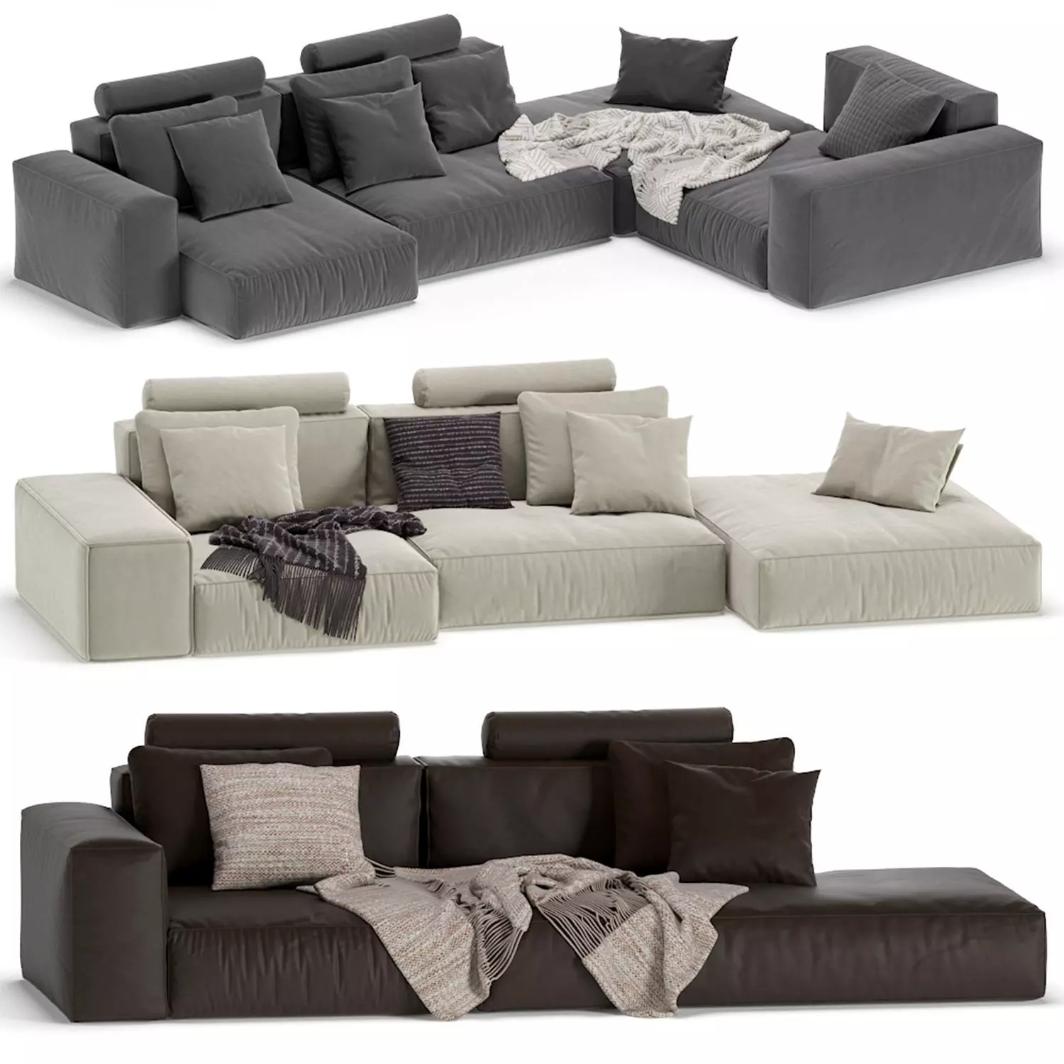 Boca Navi Modular Sofa 3D model