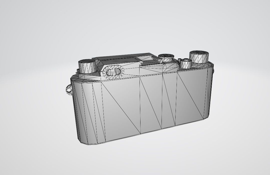 Leica Camera Free low-poly 3D model_5