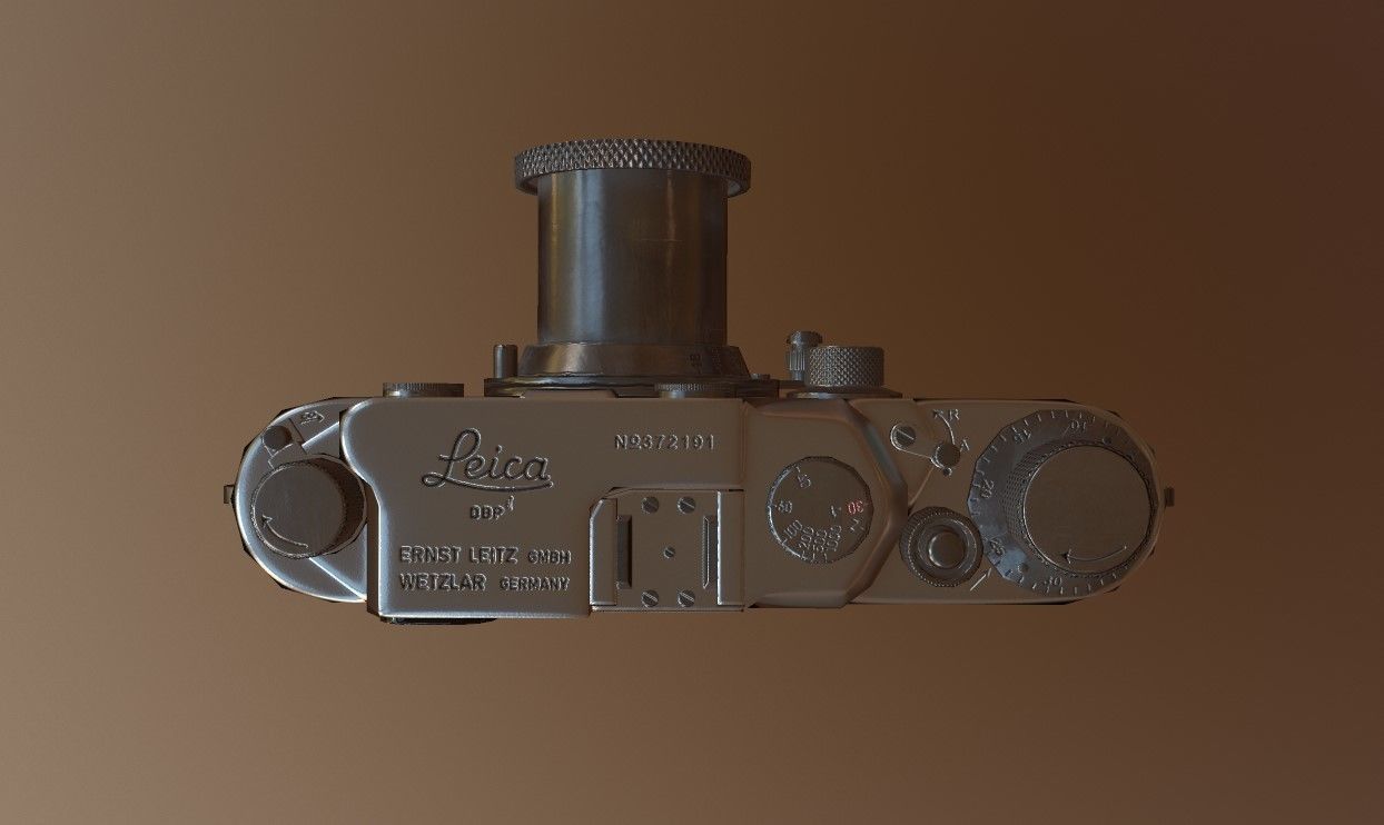 Leica Camera Free low-poly 3D model_2