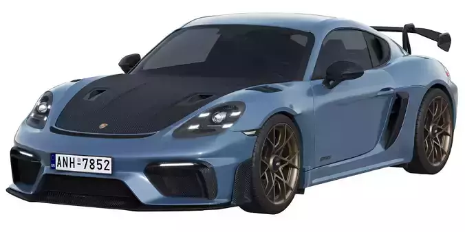 Porsche 718 Cayman GT4 RS 2022 3D model