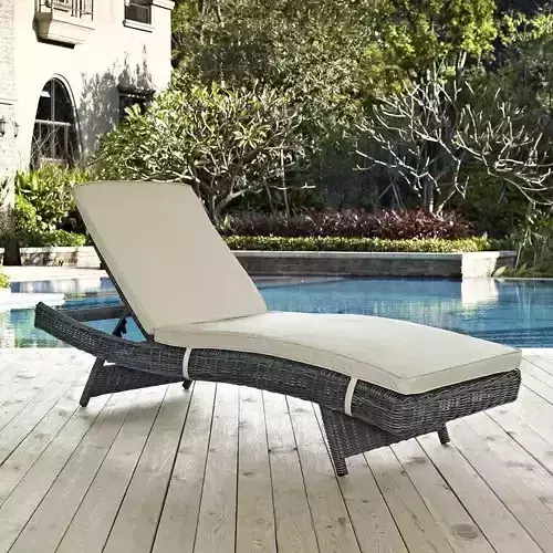 Keiran Long Reclining Single Chaise Sunbrella 
