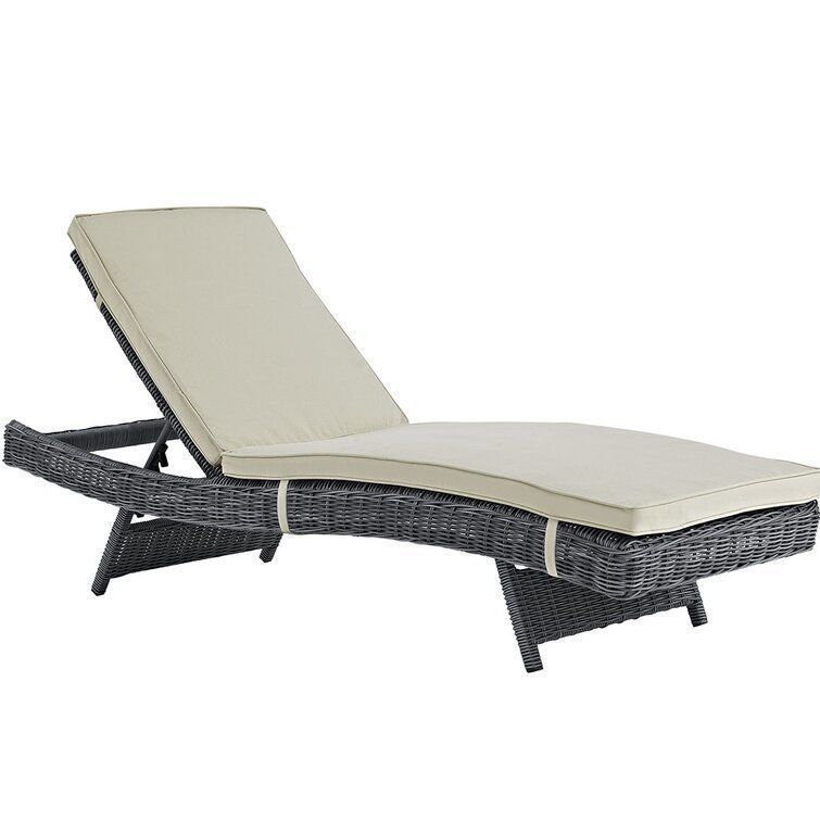 Keiran Long Reclining Single Chaise Sunbrella  3D model_3
