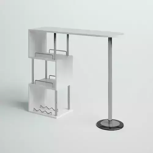 Hessler Counter Height Pedestal Dining Table