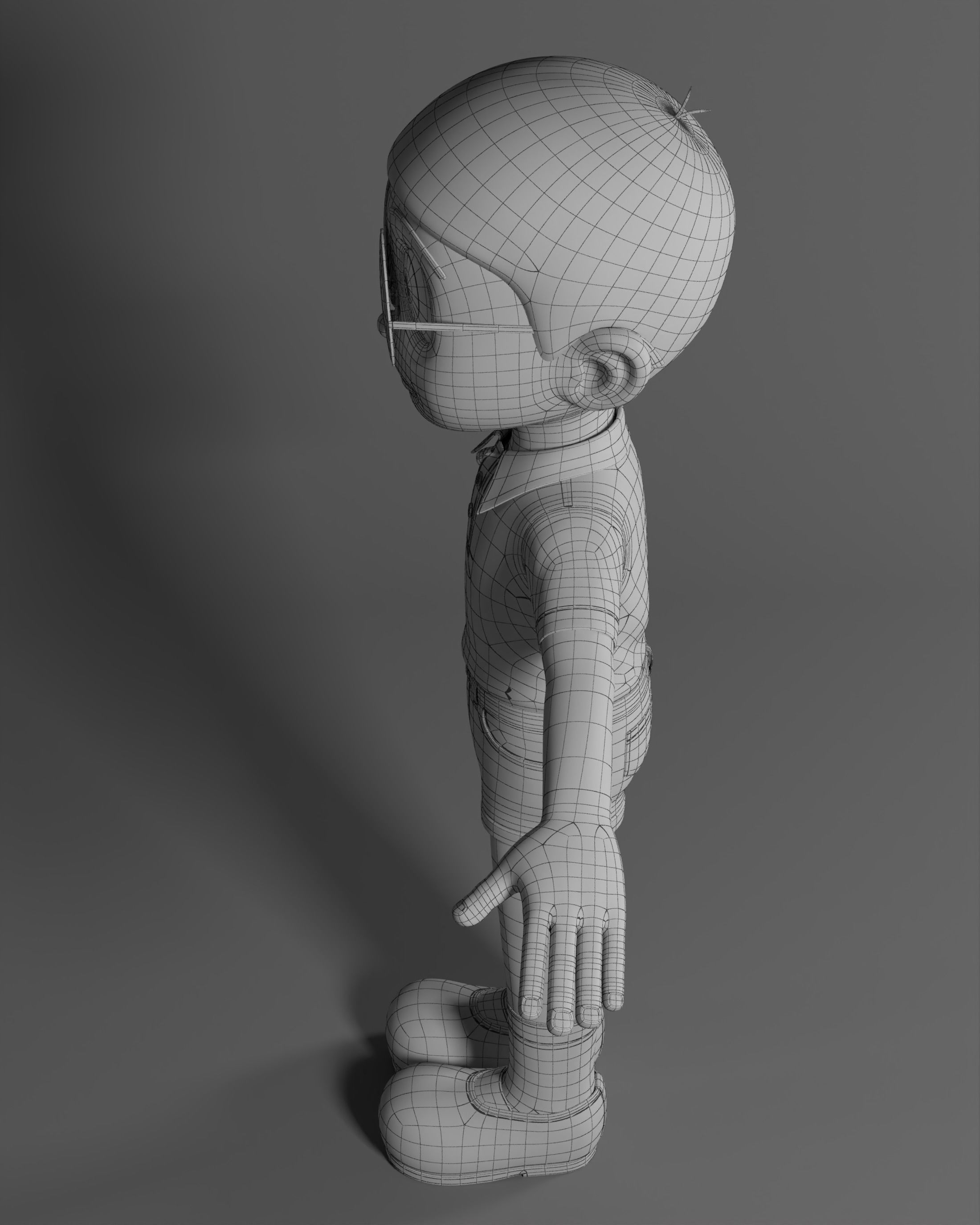 Nobita Rigged 3D Model 3D model_13