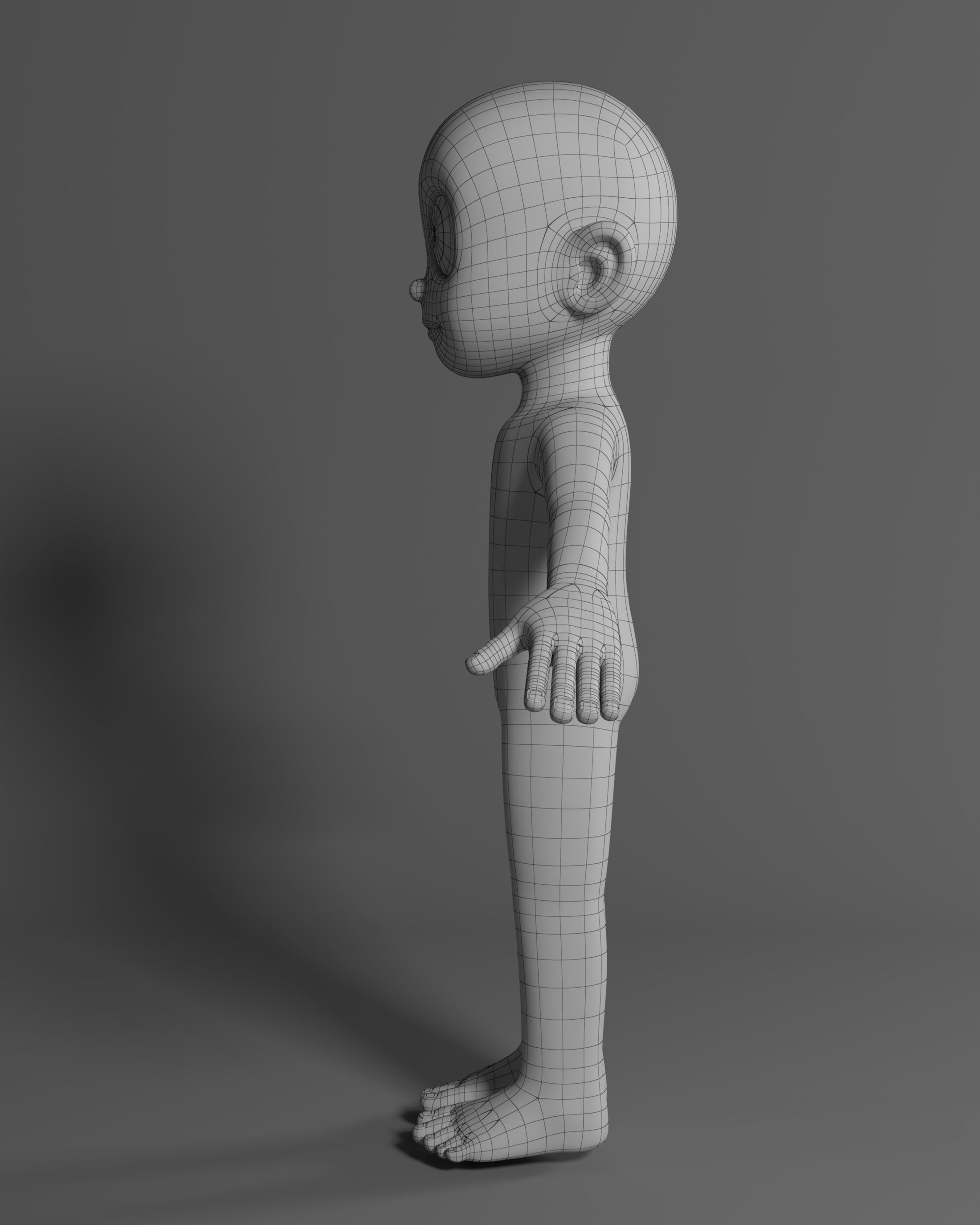 Nobita Rigged 3D Model 3D model_16
