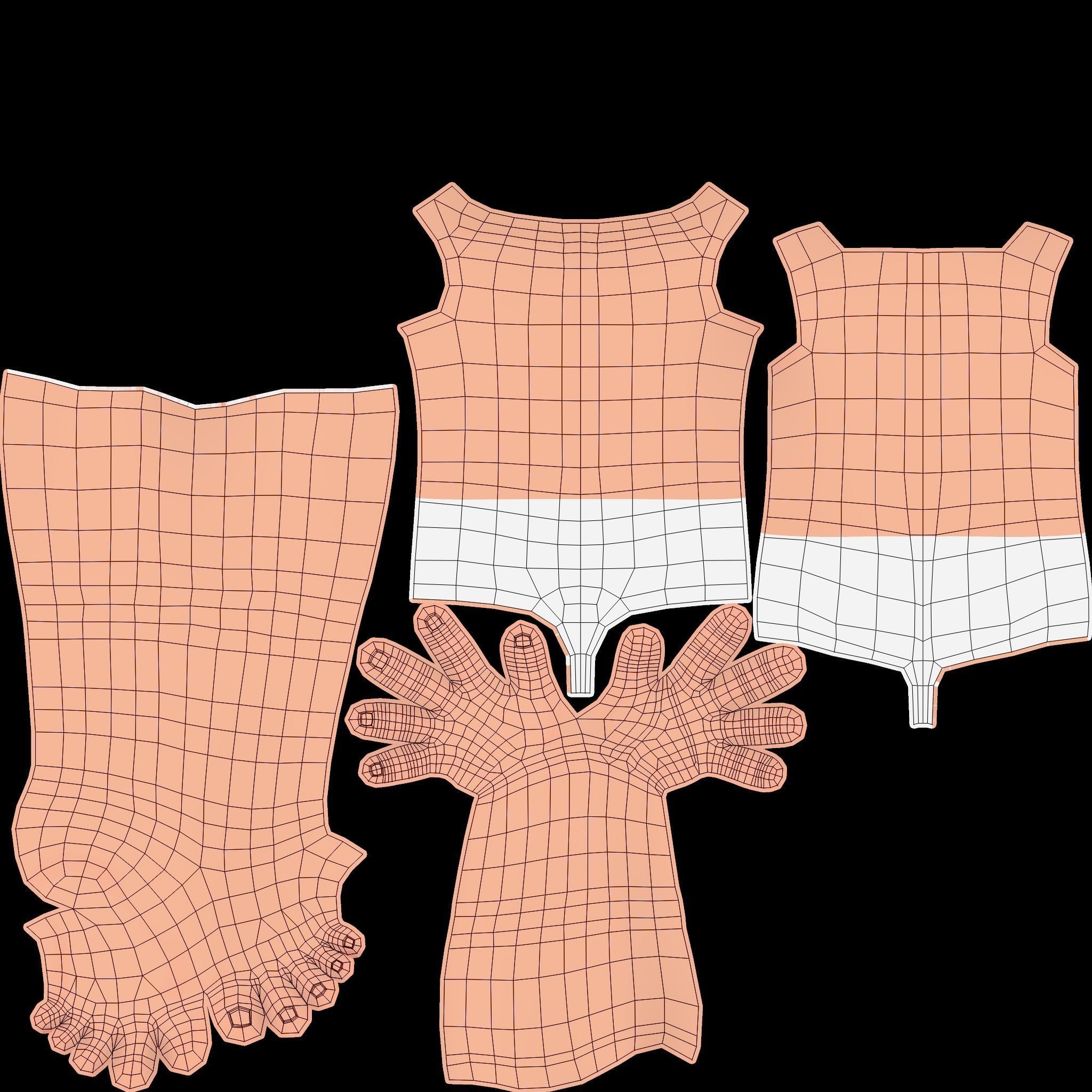 Nobita Rigged 3D Model 3D model_31