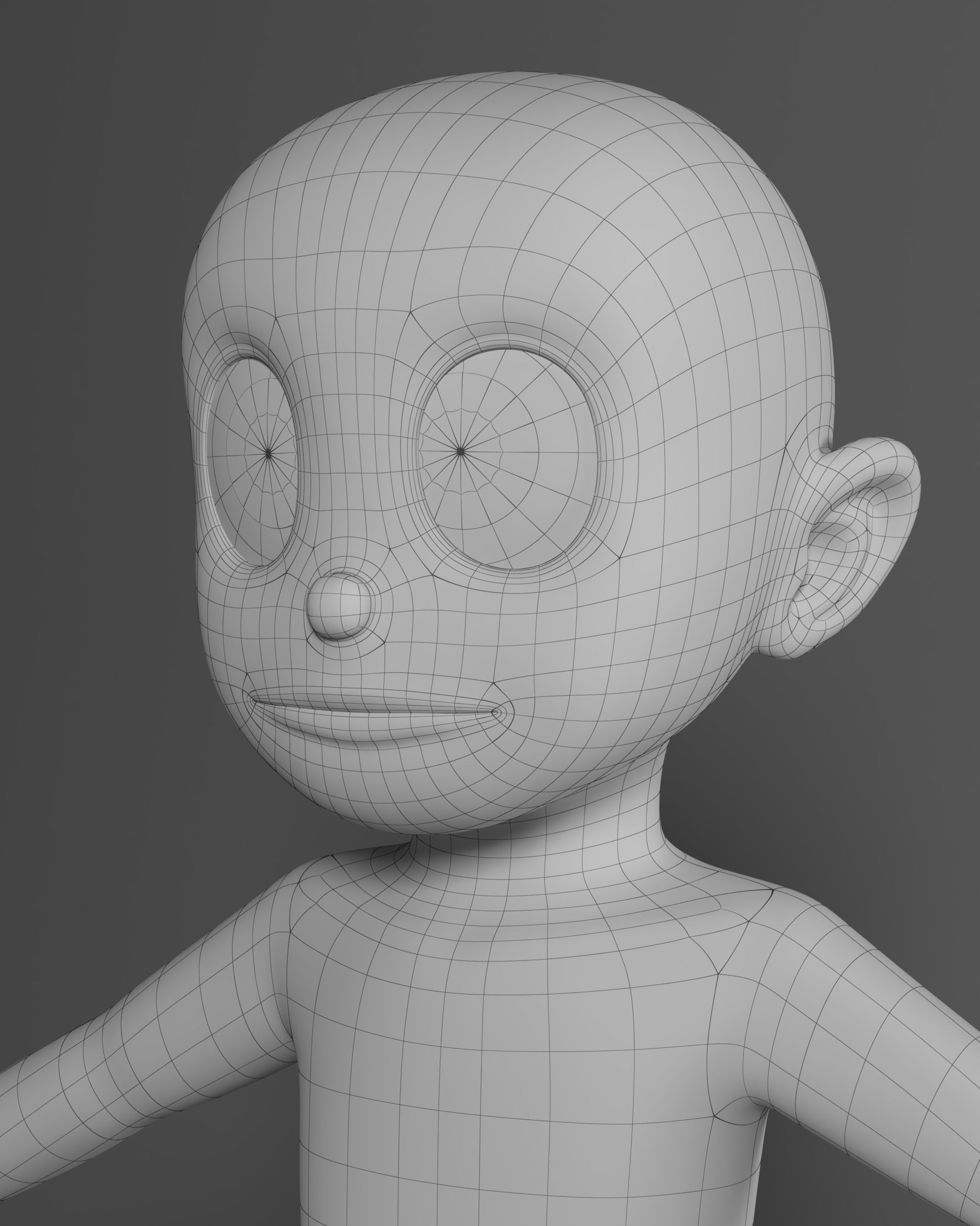Nobita Rigged 3D Model 3D model_19