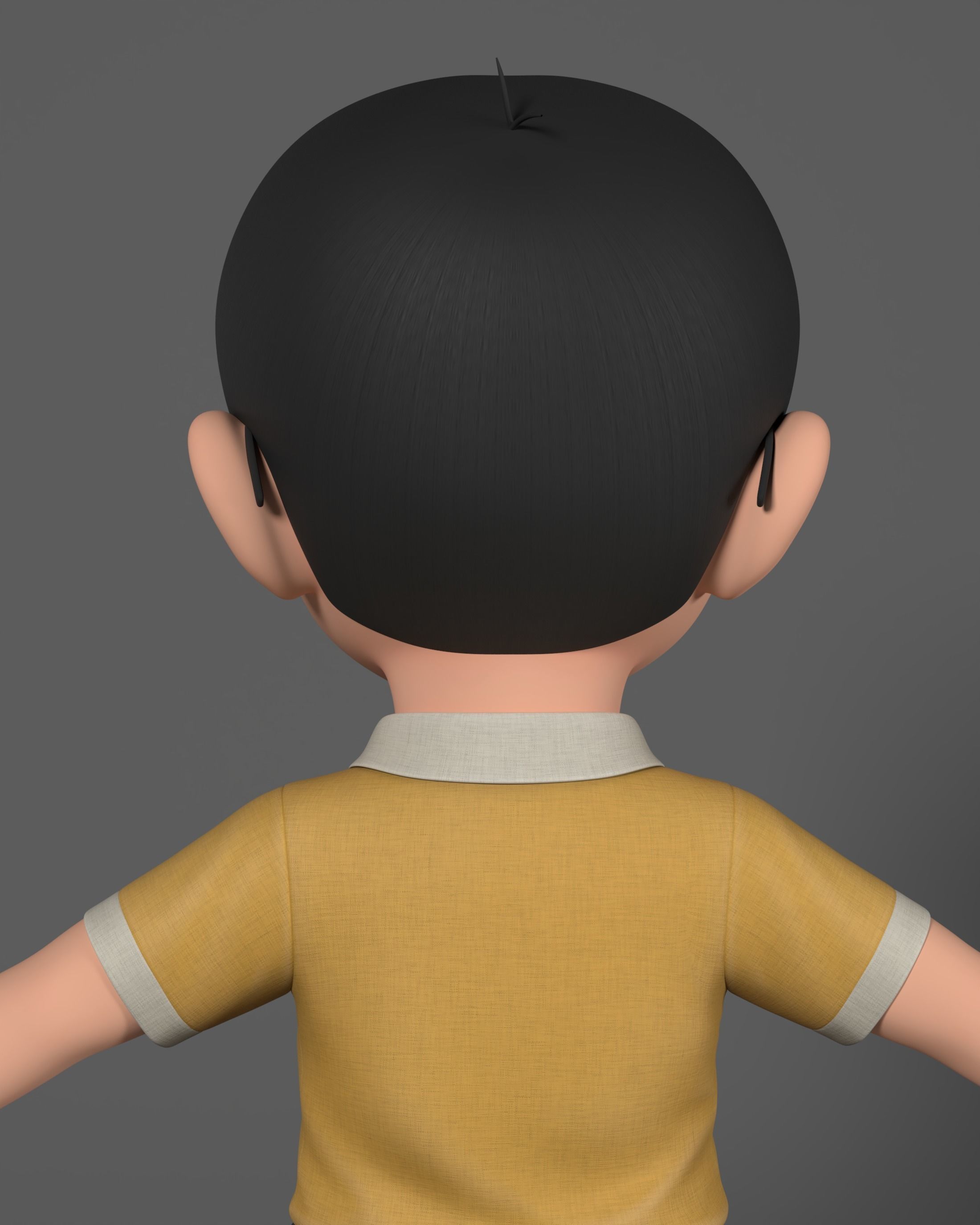 Nobita Rigged 3D Model 3D model_9
