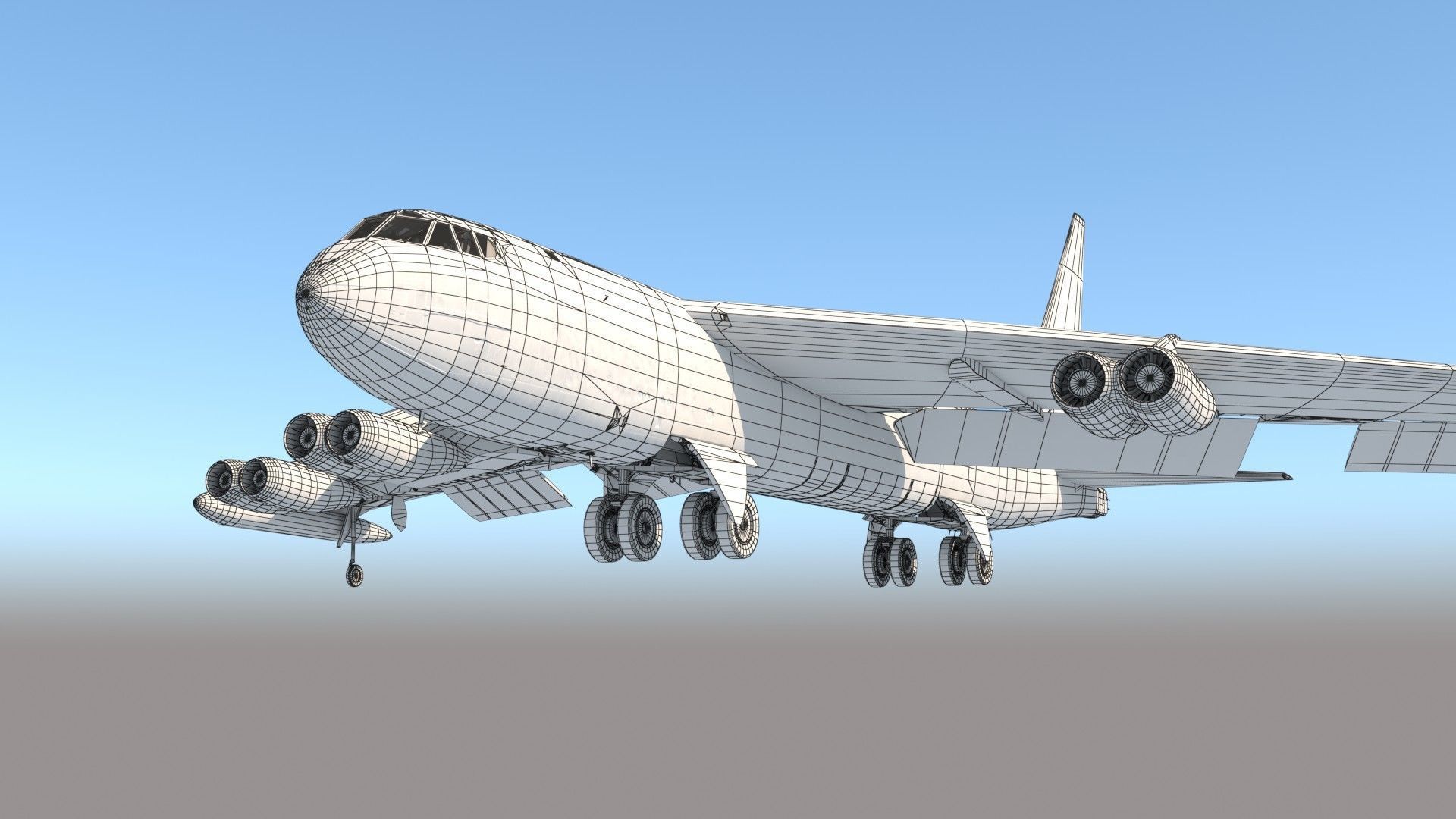 B-52 Stratofortress 3D model_22