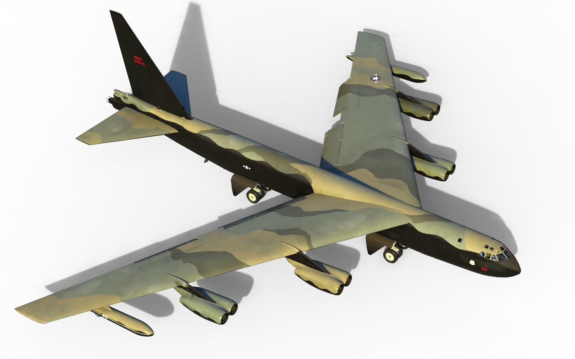 B-52 Stratofortress 3D model_3