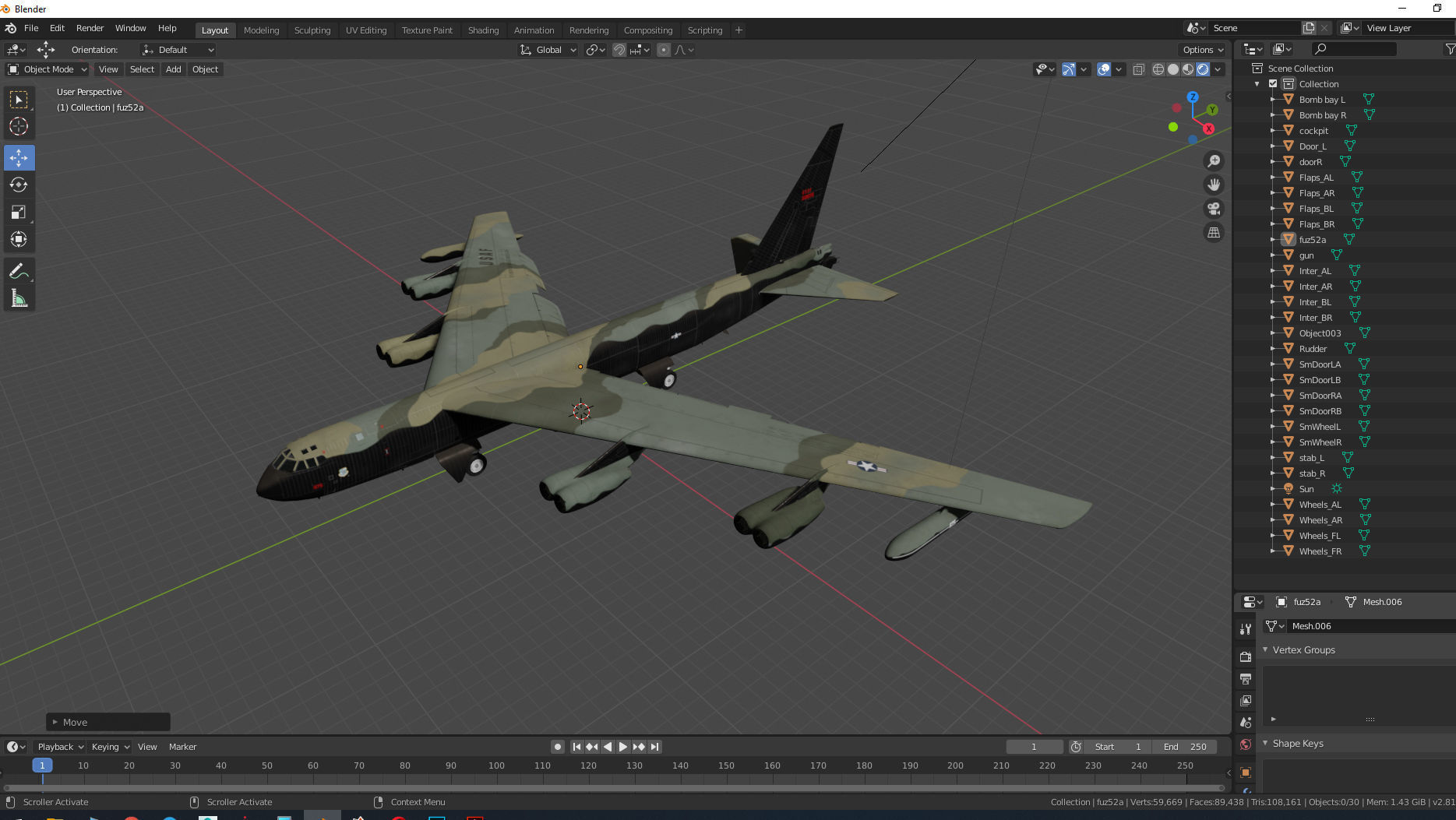 B-52 Stratofortress 3D model_23