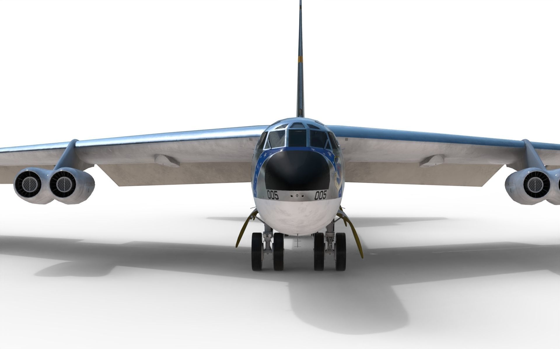 B-52 Stratofortress 3D model_4