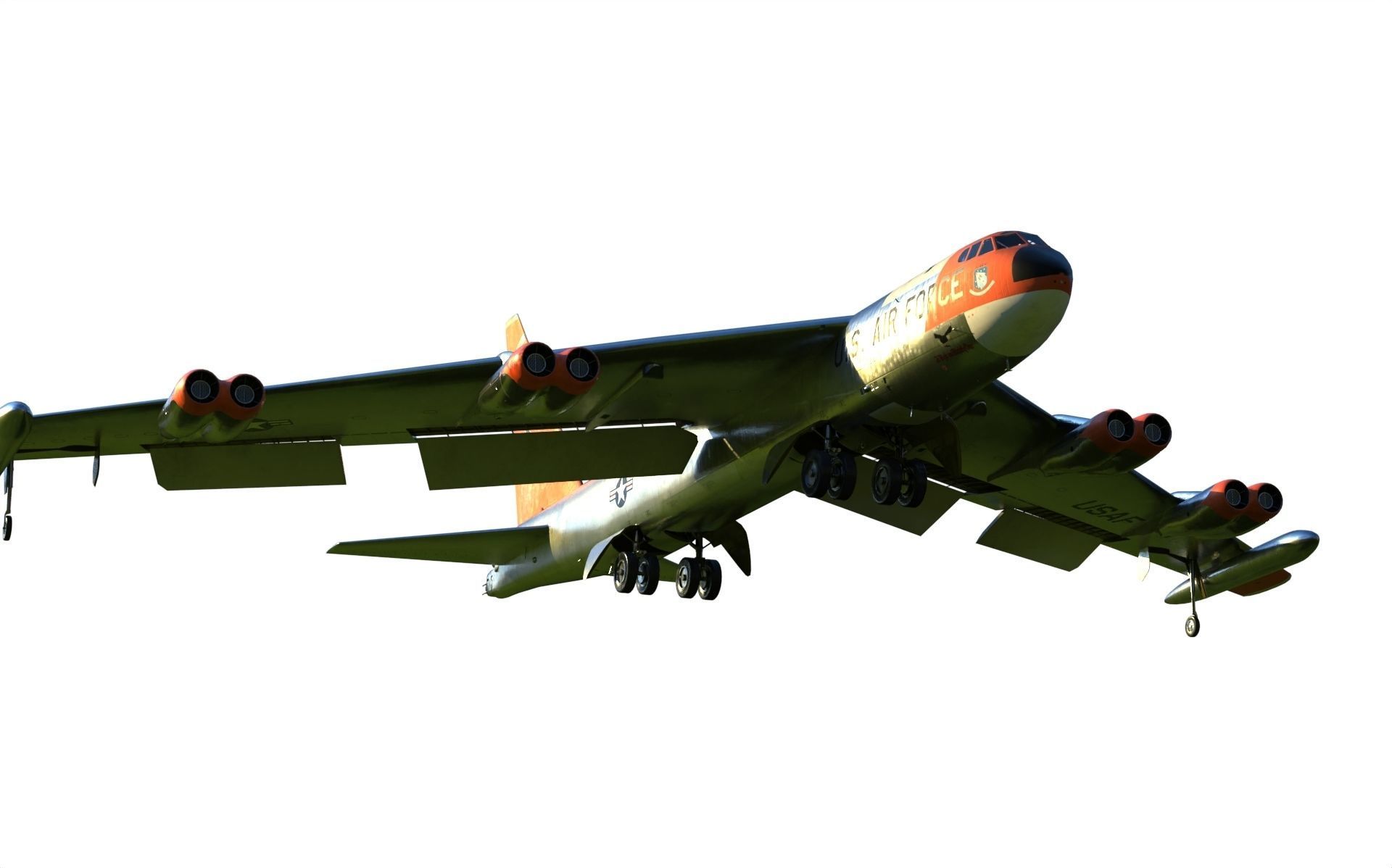 B-52 Stratofortress 3D model_2