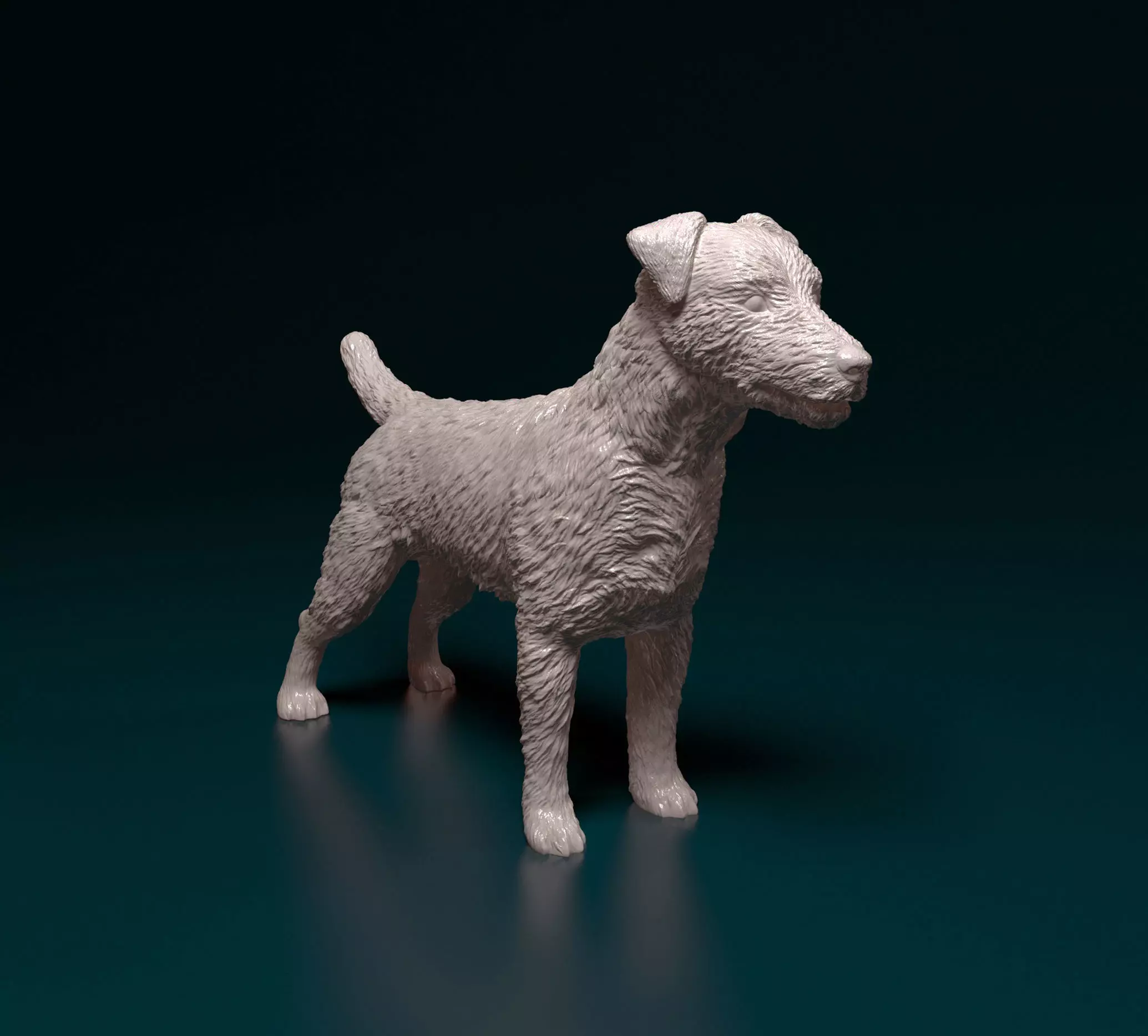 Jagdterrier dog 3D print model_0
