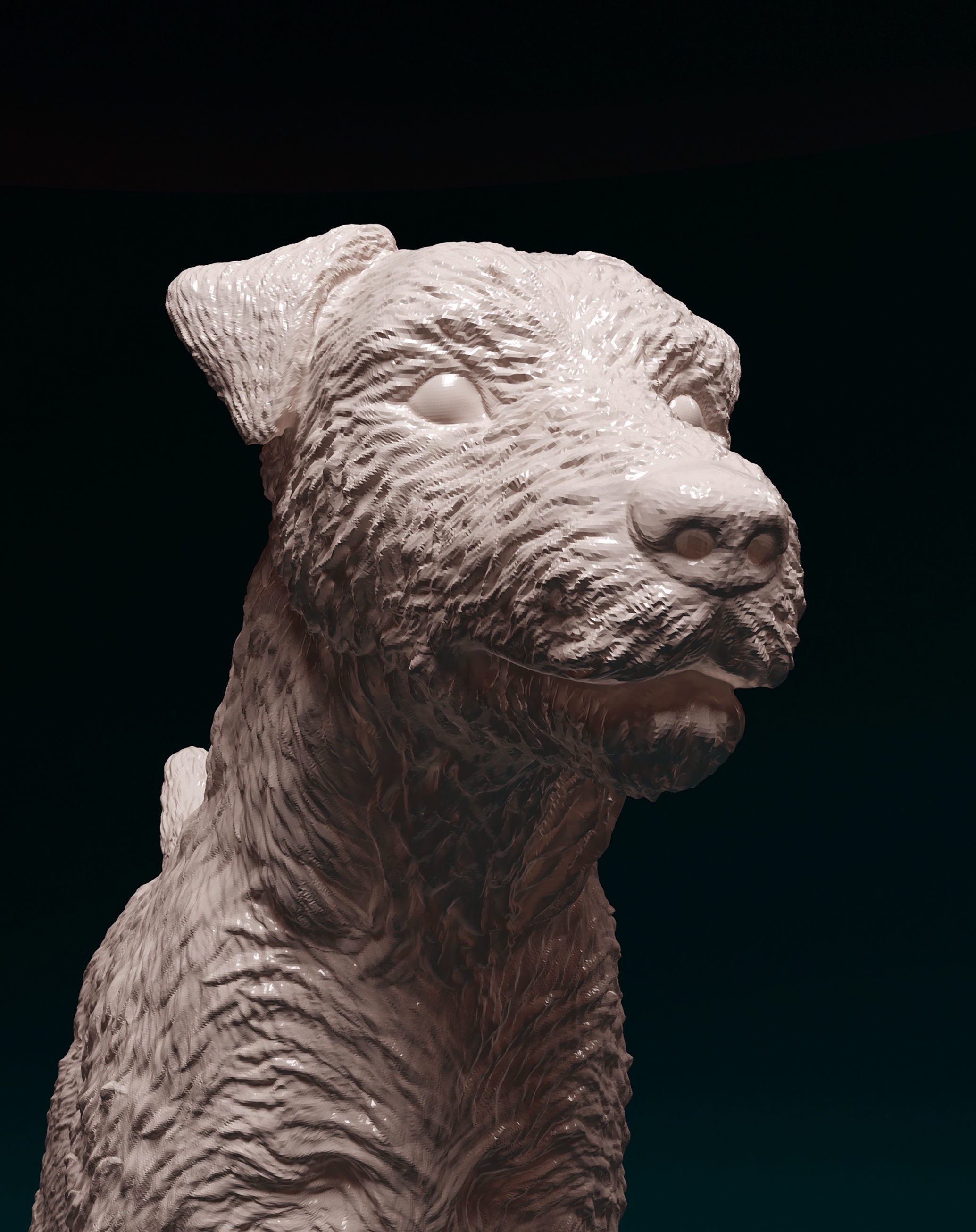 Jagdterrier dog 3D print model_6