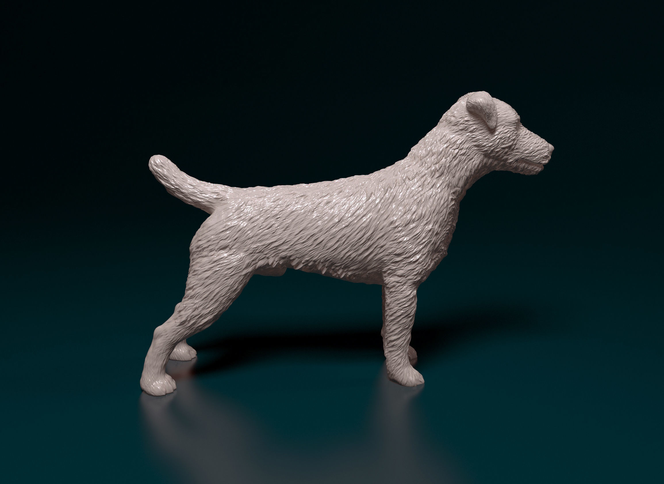 Jagdterrier dog 3D print model_2