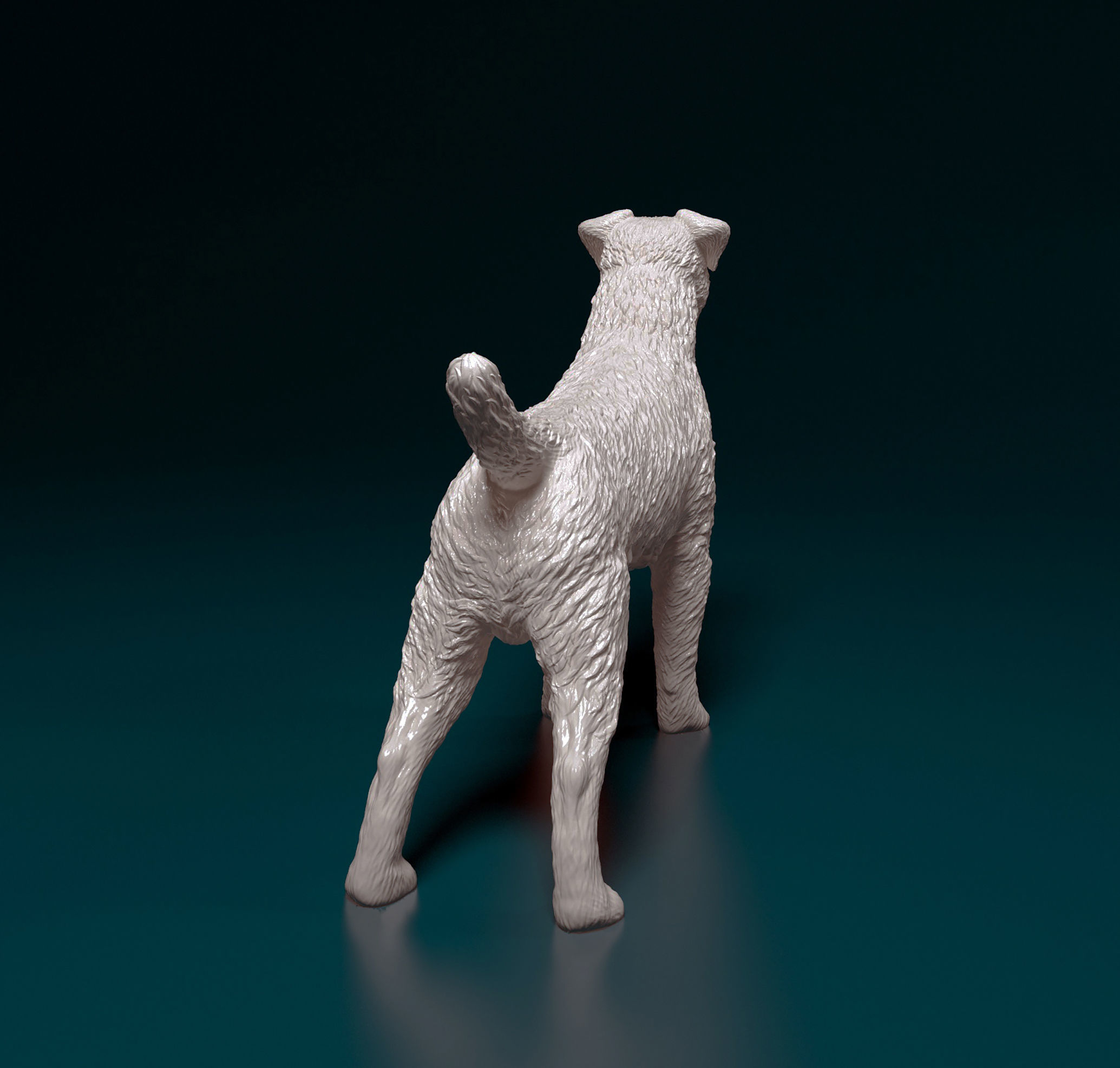 Jagdterrier dog 3D print model_4