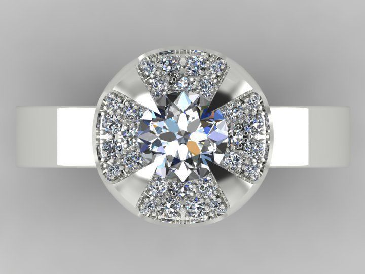 Jewelry rings 3D print model_2