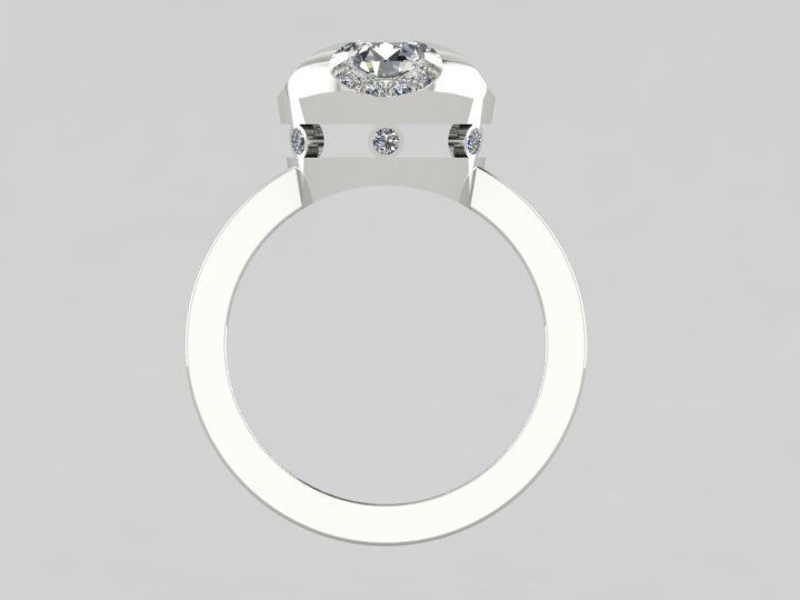 Jewelry rings 3D print model_3