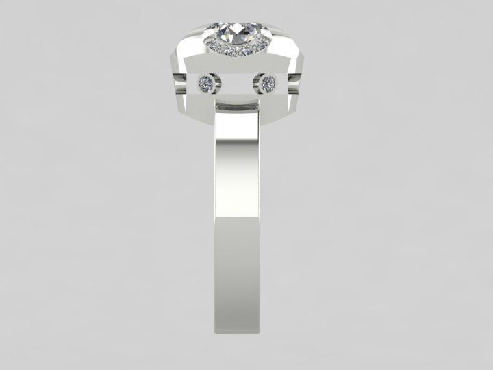 Jewelry rings 3D print model_4