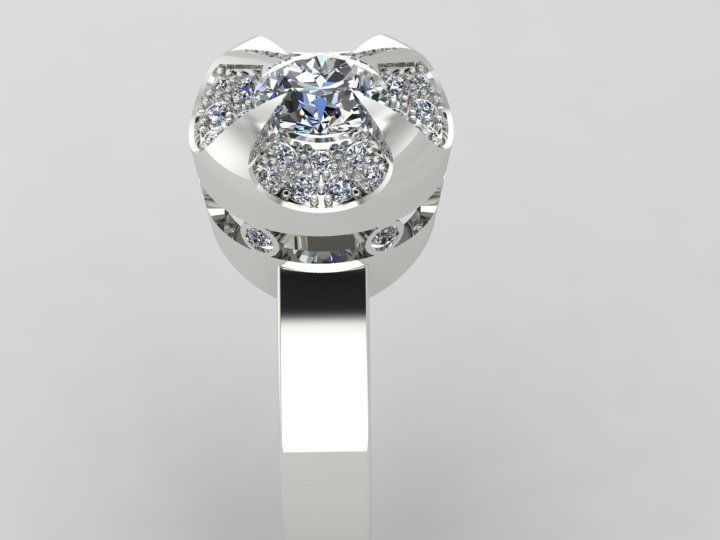 Jewelry rings 3D print model_5