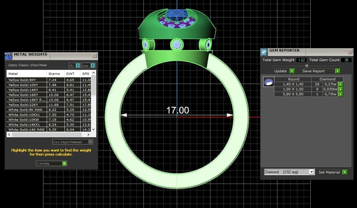 Jewelry rings 3D print model_10