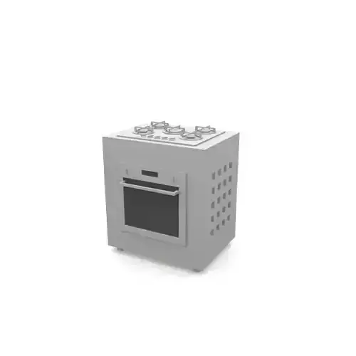 White Modern Stove