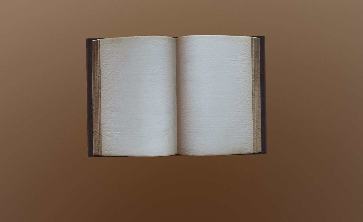 Book open blank Free low-poly 3D model_8