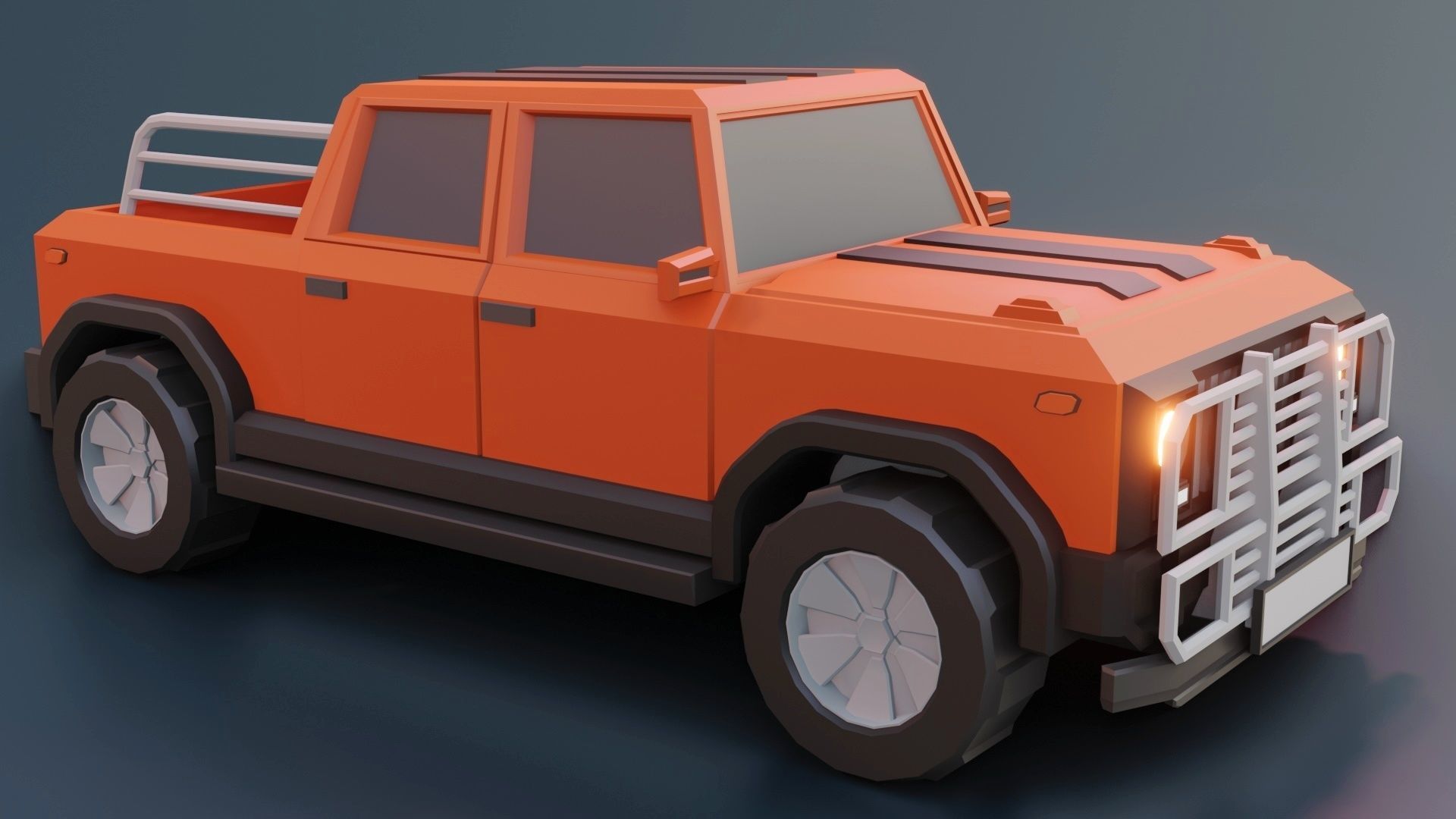 low poly cars vol 02 lowpoly Low-poly 3D model_10