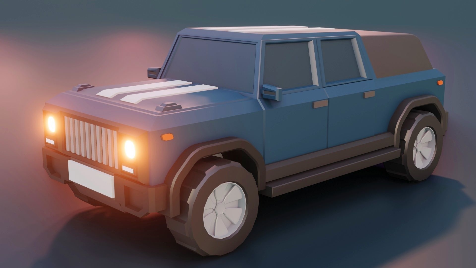 low poly cars vol 02 lowpoly Low-poly 3D model_11