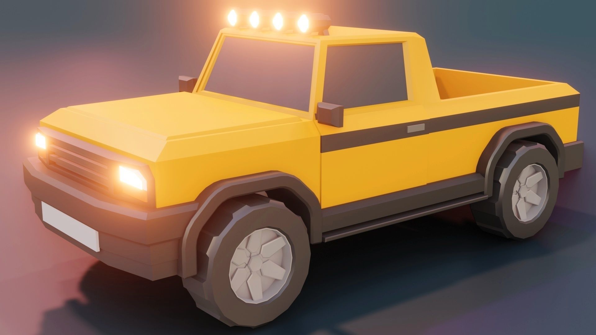 low poly cars vol 02 lowpoly Low-poly 3D model_21
