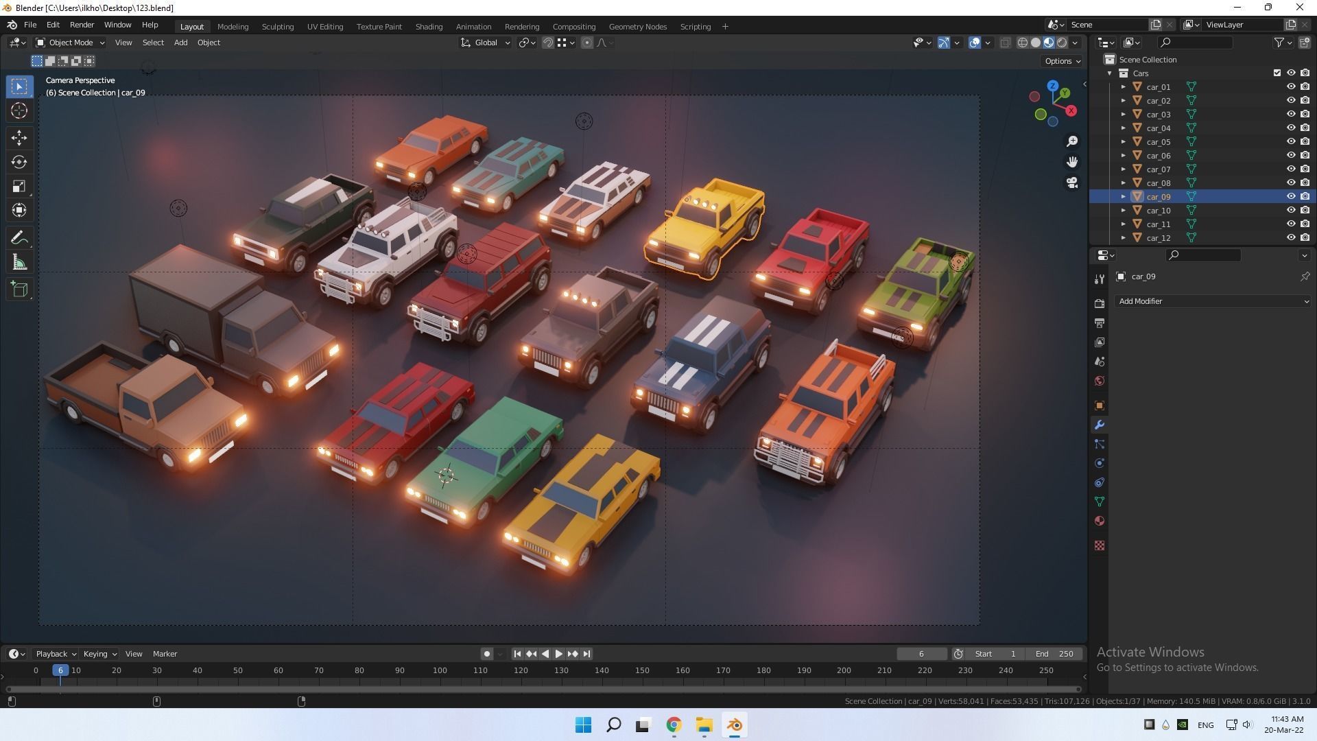 low poly cars vol 02 lowpoly Low-poly 3D model_31